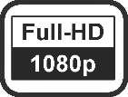 Auflösung Full-HD 1080p