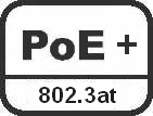 Power-over-Ethernet 802.3at (PoE+)