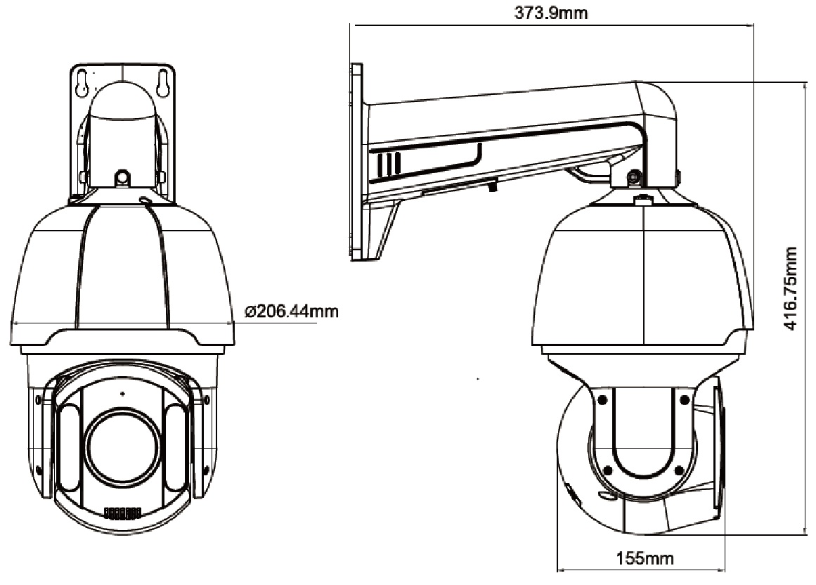 Abmessungen GU CI AP8744P Abmess