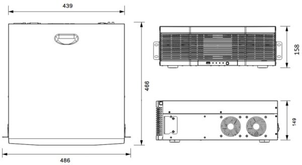 GU RN CT816256N Abmessungen