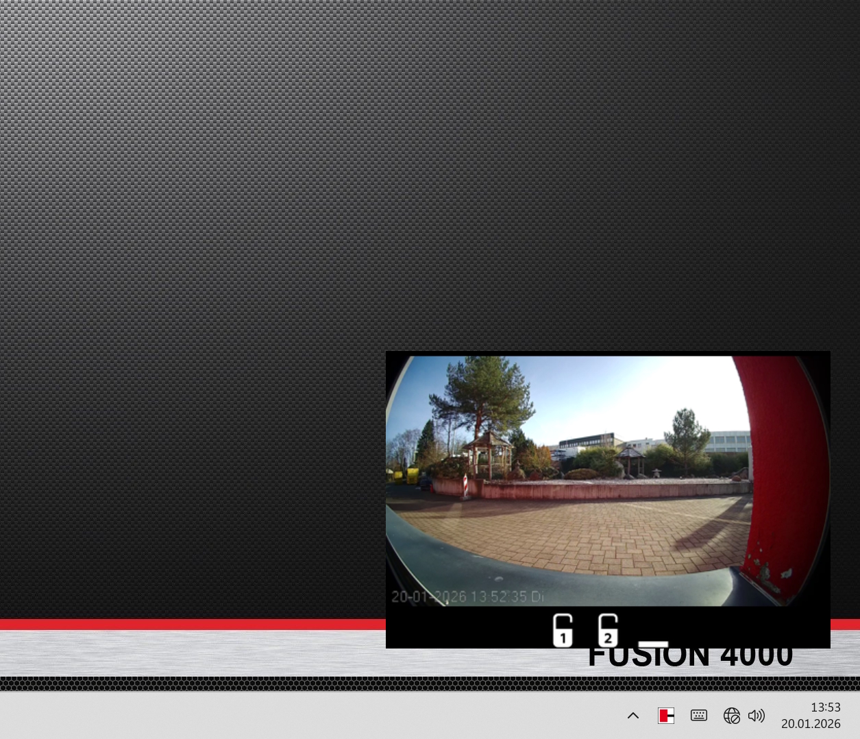 Minifenster Türstation Monitor