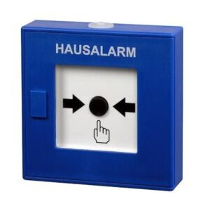 Handmelder blau