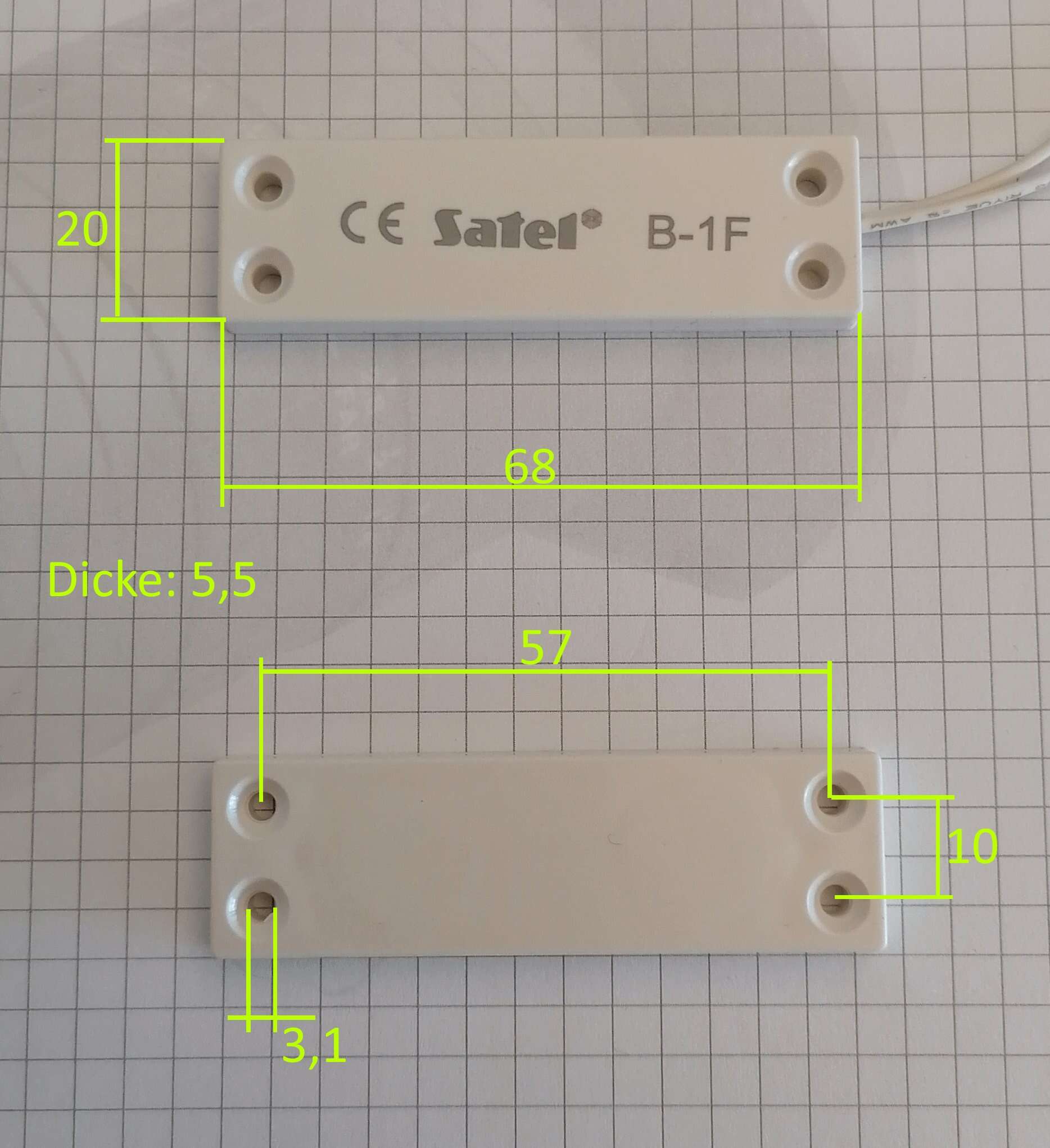 B-1F weiß B-1F weiß